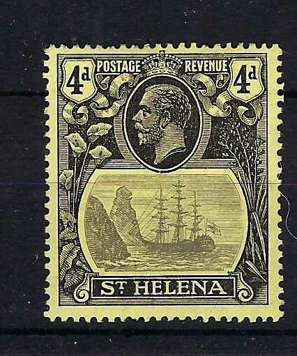 Image of St Helena SG 92c LMM British Commonwealth Stamp